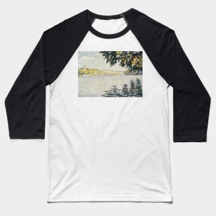 View of the Seine at Herblay by Paul Signac Baseball T-Shirt